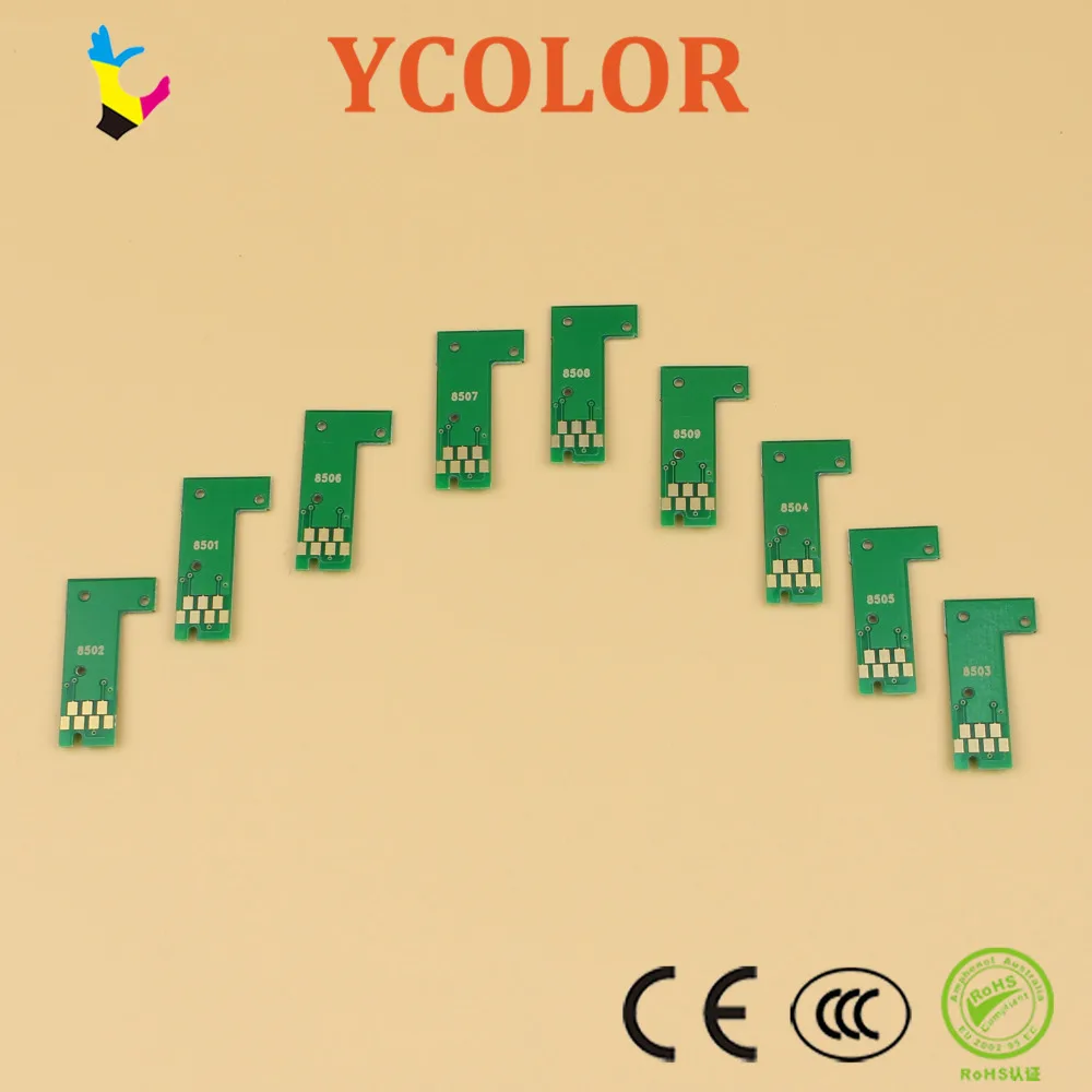 For Europe only! 9pcs/lot New ink cartridge chip for Epson SureColor P800 Permanent | Компьютеры и офис