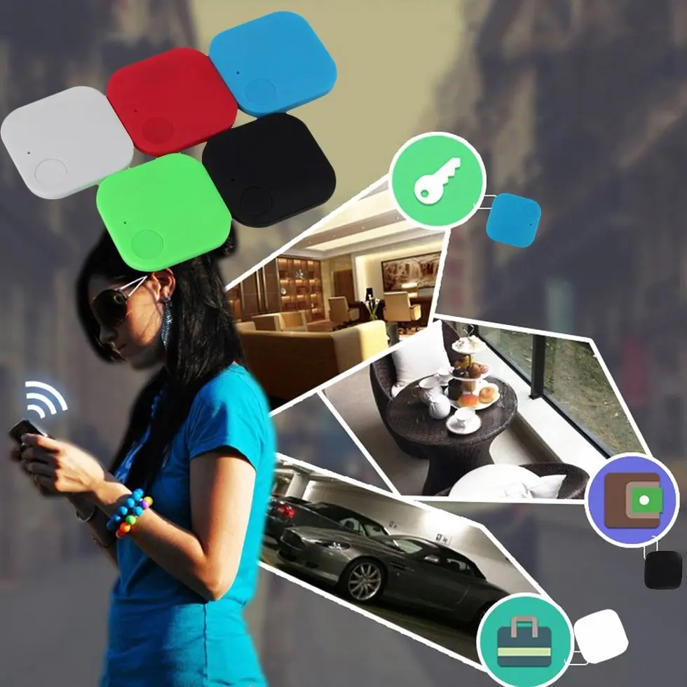 10PCS Square Smart Key Finder Bluetooth Tag Tracker Wallet Tracer GPS Locator Alarm | Activity Trackers