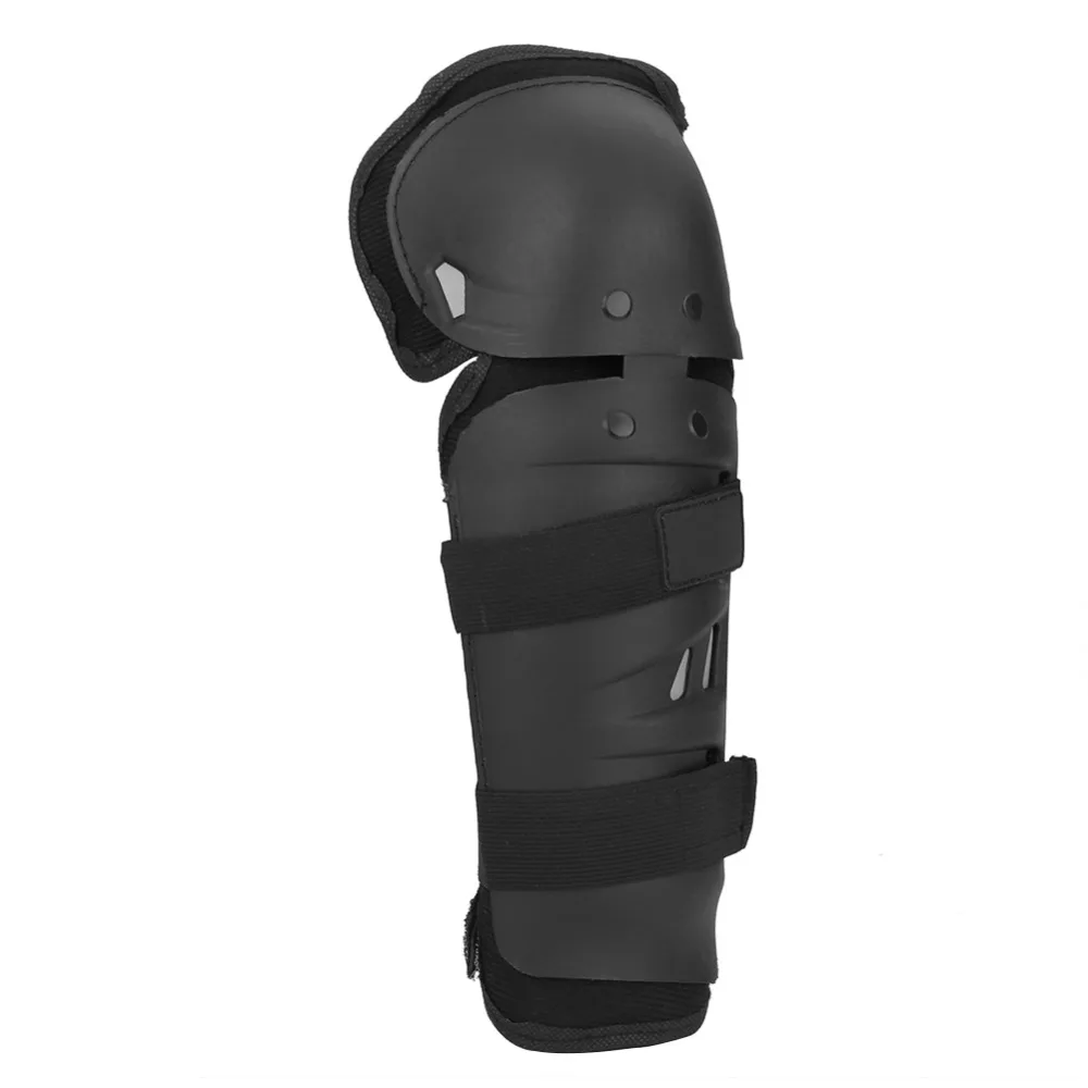 

4 Pcs Motorcycle Motocross Cycling Elbow Knee Pads Protector Shin Guard Armors Set Black Anti-Skid Wear-Resistant Lightweight