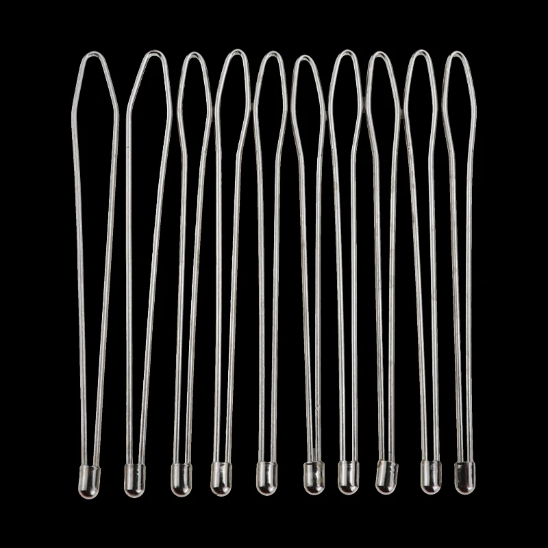 10 шт./лот StainlessSteel цитированные зажимы эластичный пояс носить веревку инструмент для плетения сумки обертывание веревки Швейные аксессуары для рукоделия