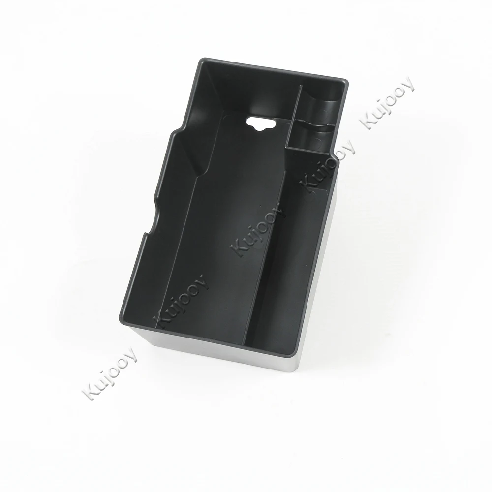 Черный ABS центральной консоли подлокотник коробка держатель Поддон Крышка