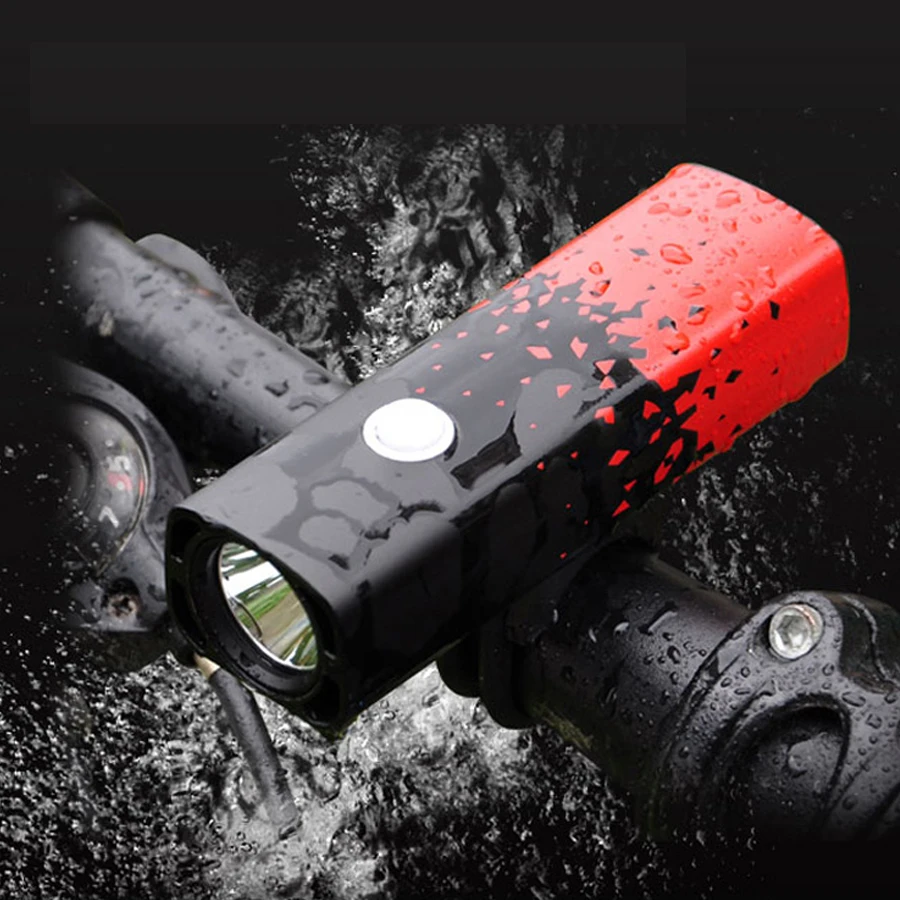 Светодио дный светодиодный велосипедный фонарь передний Ciclismo USB Перезаряжаемый