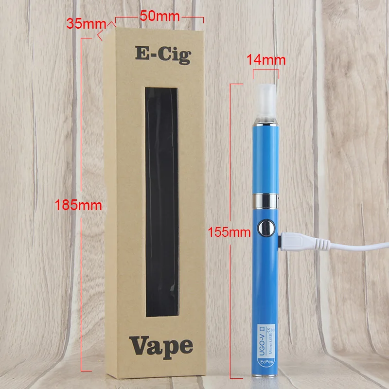 Оригинальный UGO-V UGO V II MT3 Vape Kit 650mAH 900mAH аккумулятор встроенный набор для
