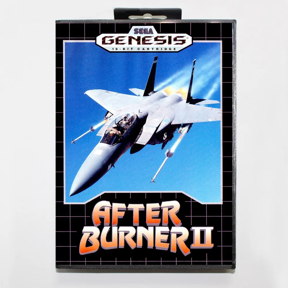 16 бит Sega MD игровой Картридж с розничной коробкой после горелки 2 карточная игра