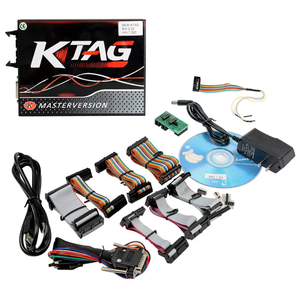 2019 красный Kess V5.017 V2 5 017 OBD2 менеджер Тюнинг Комплект KTAG V7.020 без маркер K TAG 7 020 мастер