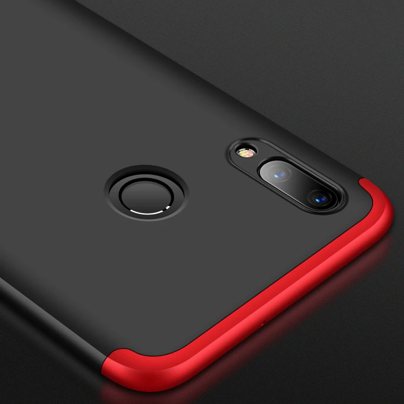 Противоударный 360 градусов Полная защита чехол для huawei Honor 10 Lite задняя крышка P Smart
