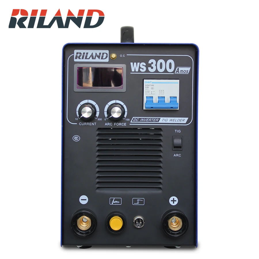 RILAND WS300A 2 в 1 дуговой/TIG IGBT инверторный дуговой Электрический сварочный аппарат 380