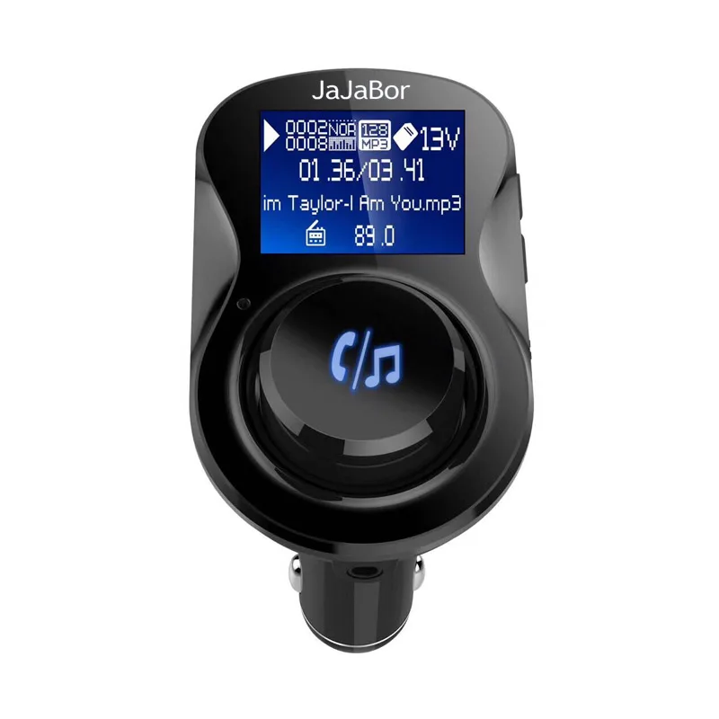 Fm-передатчик JaJaBor fm-модулятор Bluetooth автомобильный комплект громкой связи 3 5 мм AUX