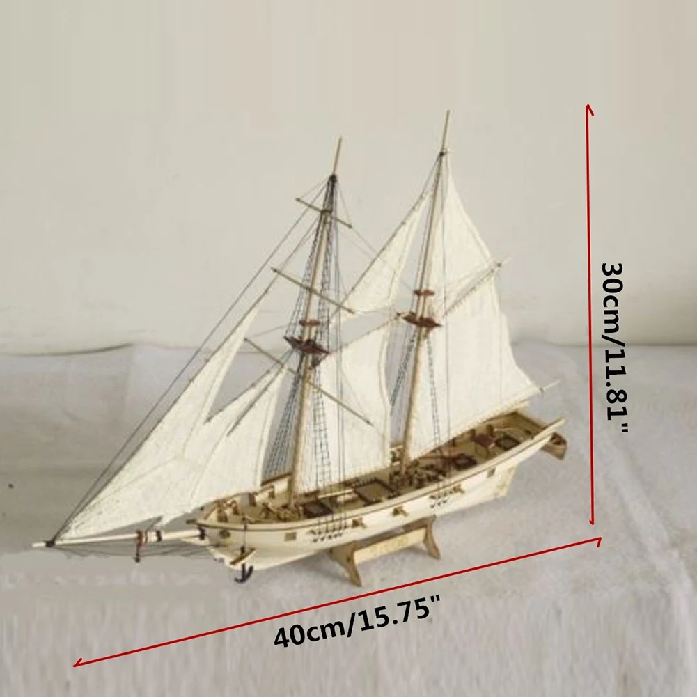 1:100 весы мини деревянный парусник комплект корабля лодка игрушка в подарок