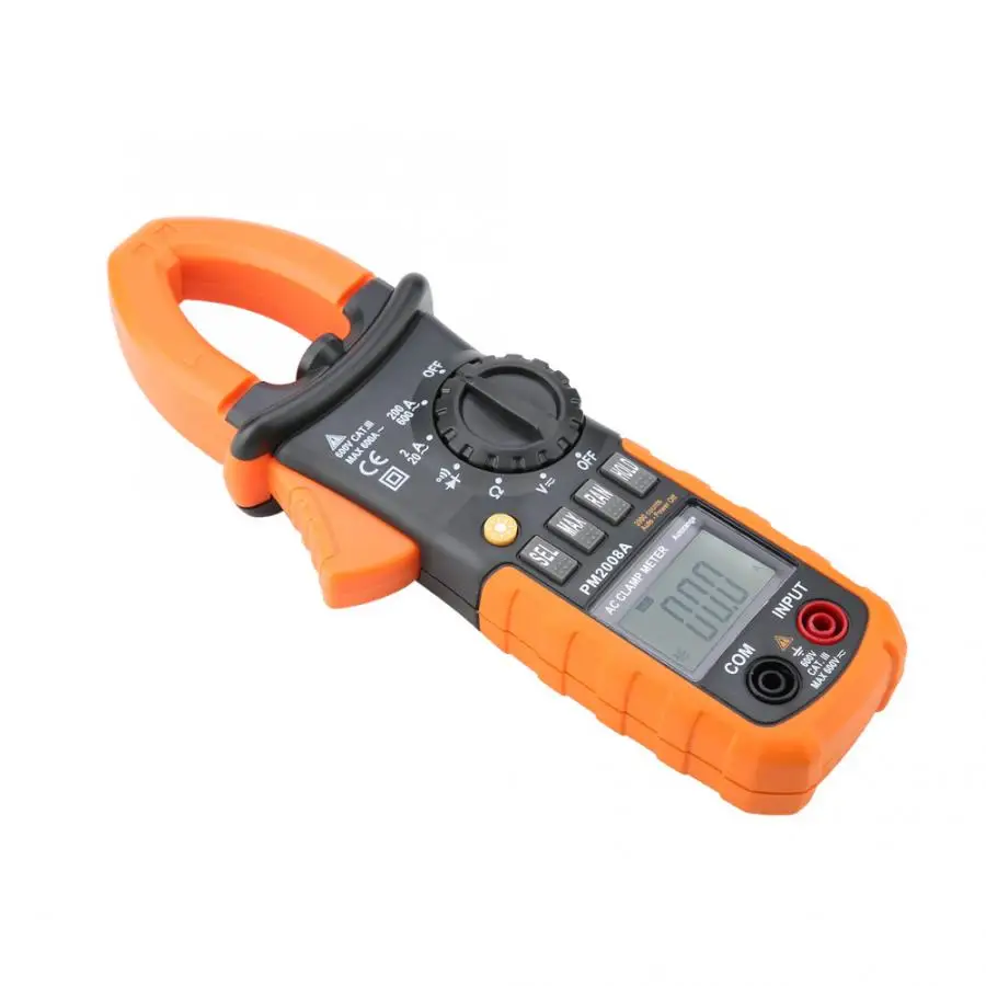 Цифровой мультиметр зажим PEAKMETER PM2008A с автоматическим выбором