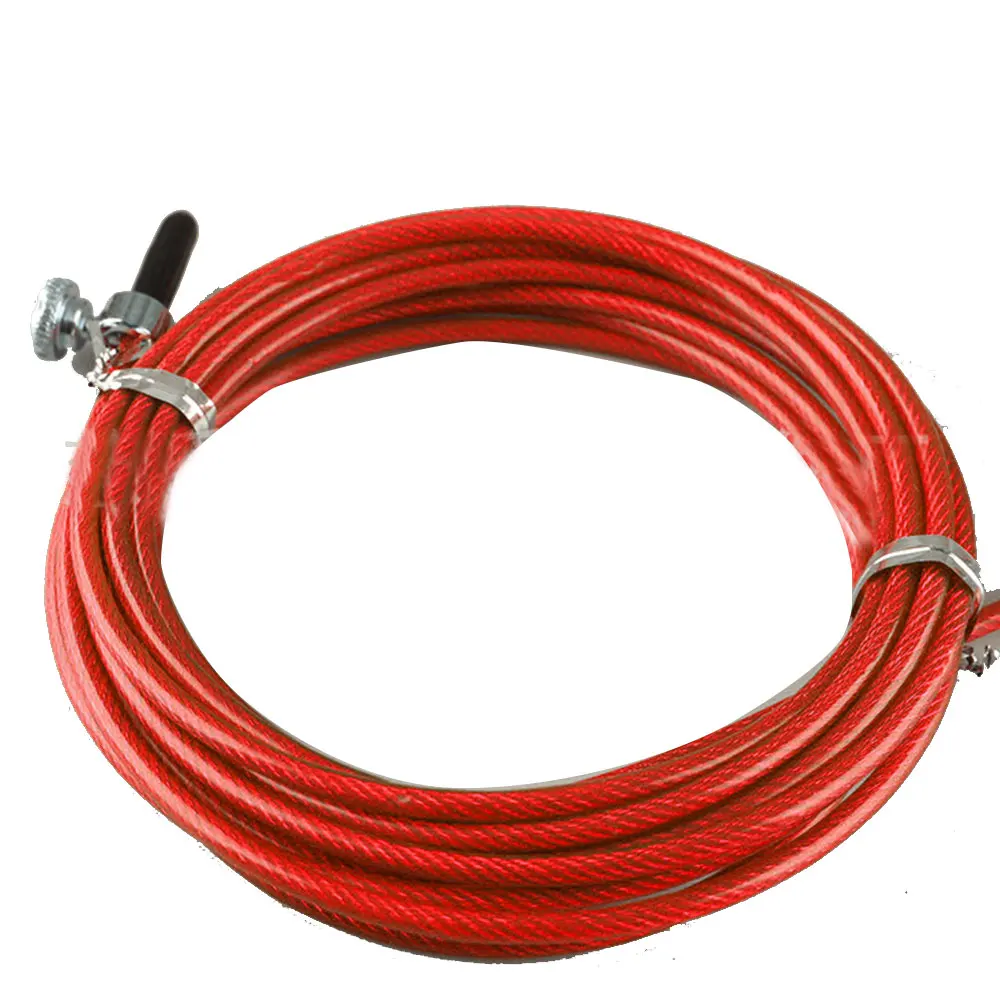 3 м Регулируемый Скакалка скорость стальная проволока ручка скакалки Кроссфит