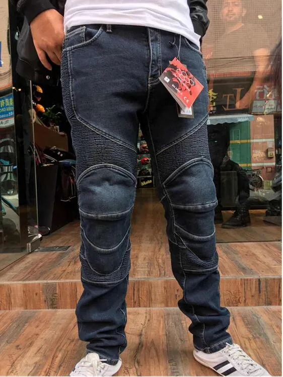 Эластичные джинсы брюки для верховой езды скутер досуг на мотоцикле защитные