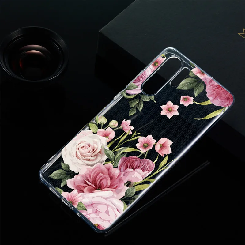 P30 Pro Чехол для Coque huawei P30 Pro Чехол s Ретро цветок Прозрачный Мягкий ТПУ силиконовый чехол для huawei P 30 P30 Lite P30Pro Fundas