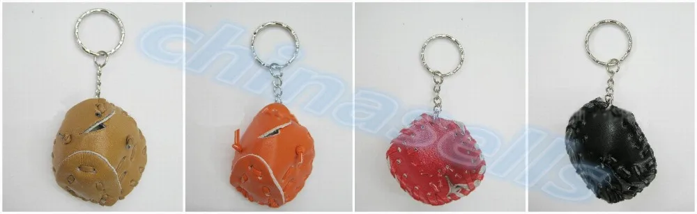 Брелок для ключей мини перчатка бейсбола сувенирное кольцо подвеска на детский