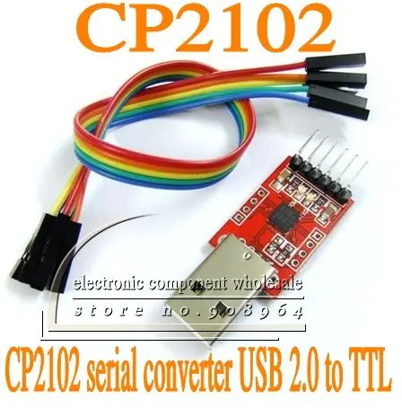 RHECCOW 5 шт./лот CP2102 серийный преобразователь USB 2 0 в TTL UART 6 Контактный Модуль + dupont