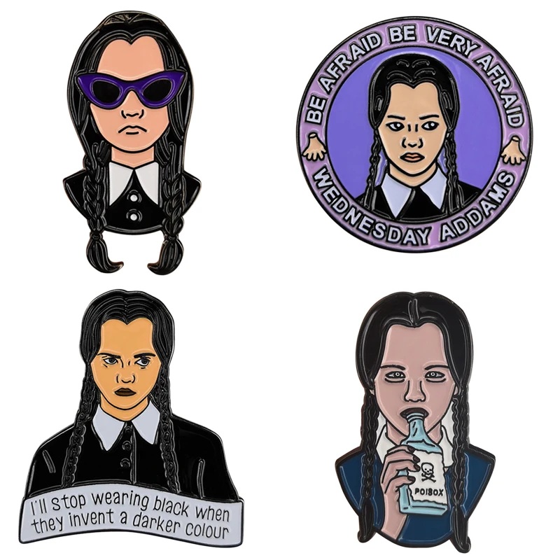 Лот из 4 среды Addams Pin