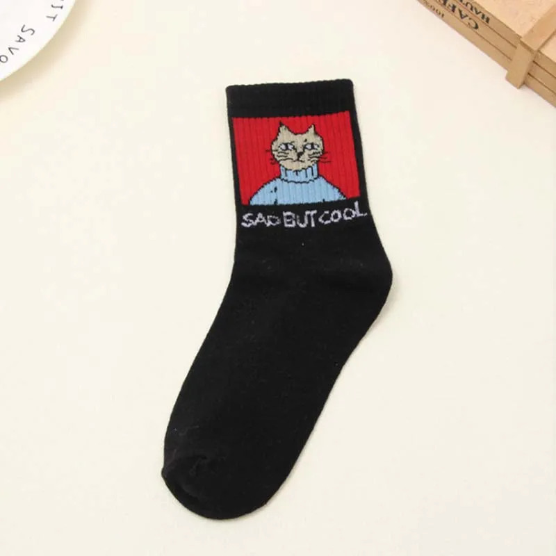 Японские забавные носки [COSPLACOOL] в стиле Харадзюку с печеньем Мопсом/воздушным