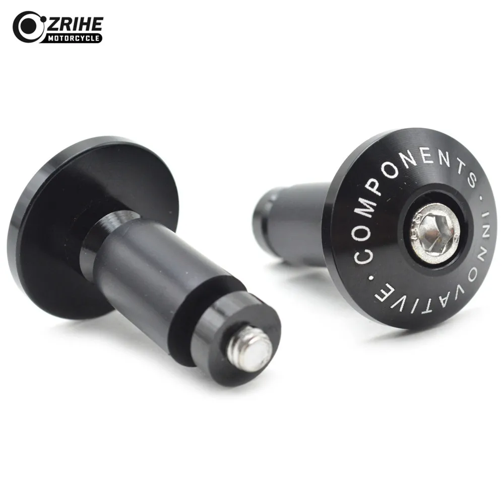 Голубой цвет новое поступление мотоцикл ручки бар заканчивается ползунок CNC