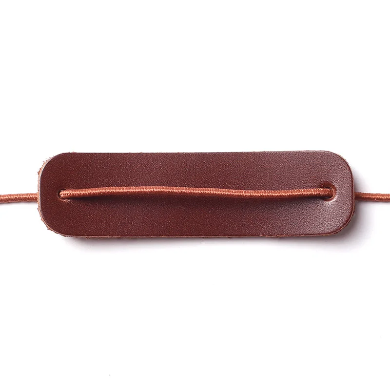 replacement Protective Leather Piece Repair Rubber Band Genuine Leather Notebook Handmade Travel Journal Accessory leather diary - Color: as picture