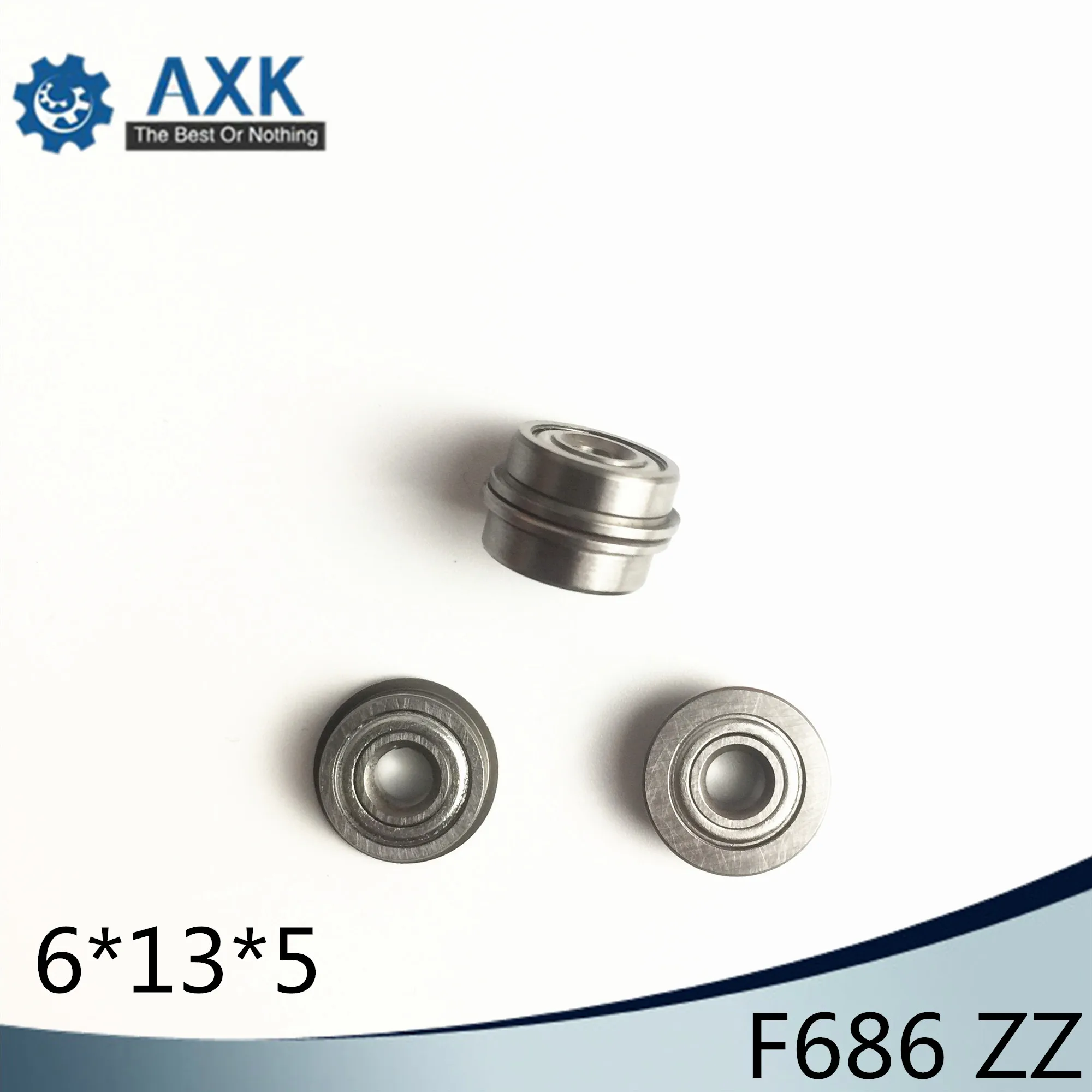 F686 ZZ Flange Bearing 6x13x5 mm ABEC-1 ( 10 PCS ) Flanged Z Ball Bearings F618/6ZZ | Строительство и ремонт