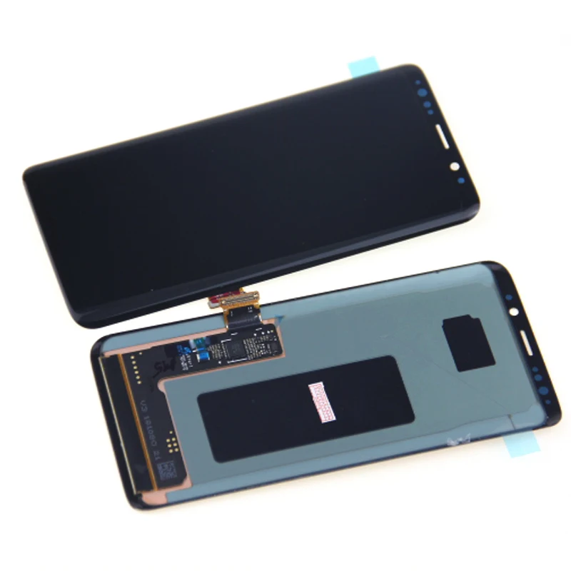 AMOLED lcd для SAMSUNG Galaxy S9 сенсорный экран дигитайзер без рамки G960 Замена дисплея |