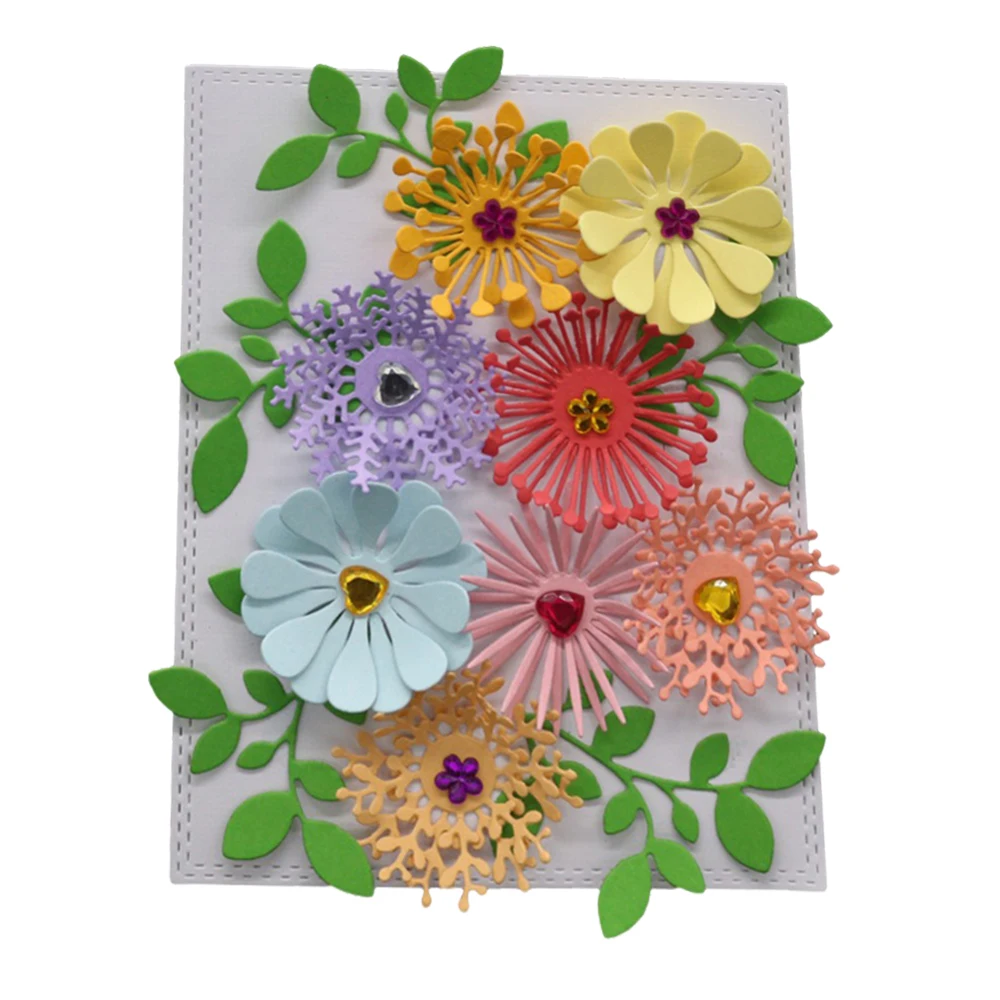 6 шт./компл. металлические пресс формы &quotЦветок&quot для Скрапбукинг в изготовления