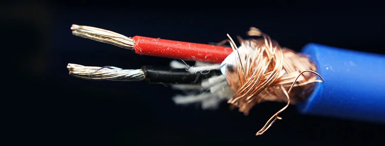 Высокого уровня аудио кабель 0 33 55 квадратный 2 ядерный Медь серебрение Hi Fi