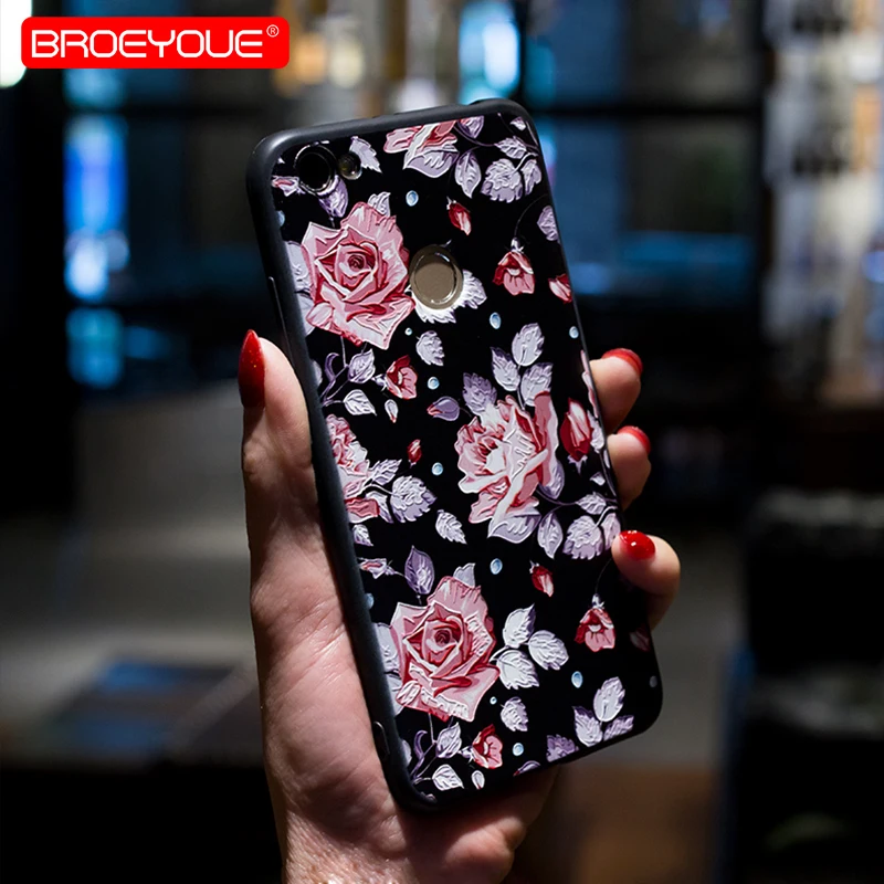 Чехол BROEYOUE для Xiaomi Redmi Примечание 5A 5 Pro 4 4X 3D рельефные цветочные чехлы телефонов 4A