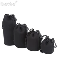 2021 4x neoprene soft protector camera lens pouch bag case backpact set size s m l xl