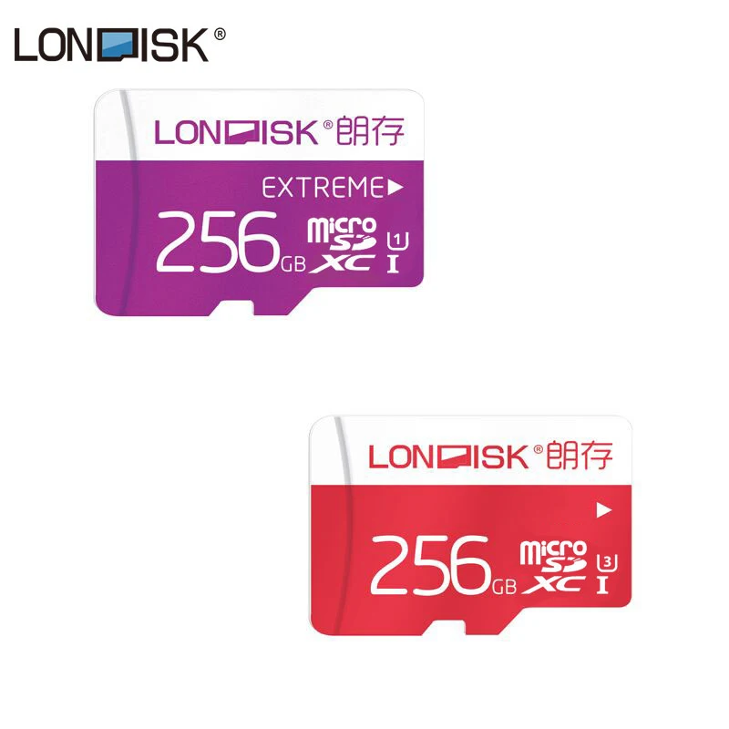 Londisk Карты Памяти 256 ГБ SDHC SDXC Class10 UHS 3 TF Trans Flash Карта Micro Sd для Камеры Смартфонов и