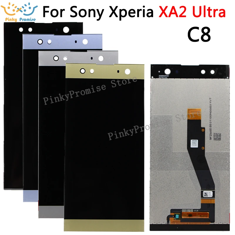 ЖК-дисплей для SONY Xperia XA2 Ultra/C8 дигитайзер сенсорного экрана в сборе сменный