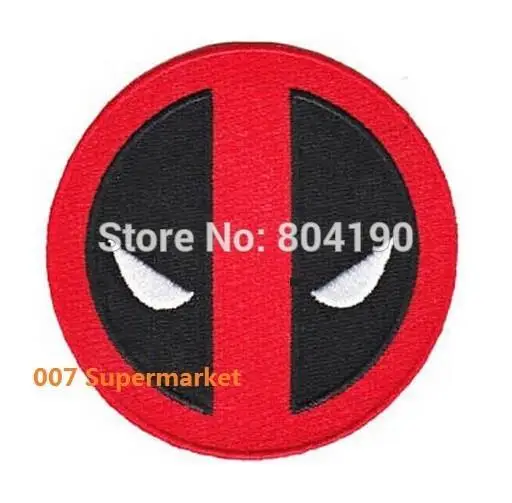 Новый логотип Дэдпула 3 дюйма эмблема из комиксов Dead Pool с вышивкой в стиле панк