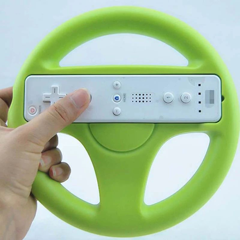 Новое пластиковое Рулевое колесо для Nintendo Wii Mario Kart Racing Games пульт дистанционного