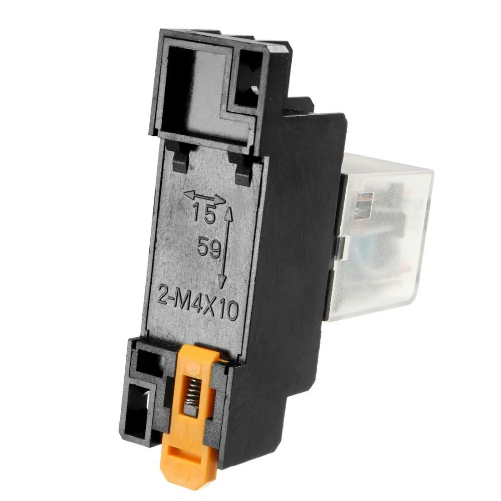 AC 24V AC220V DC12V DC24V катушка красный световой индикатор 8 Pin DPDT электромагнитное