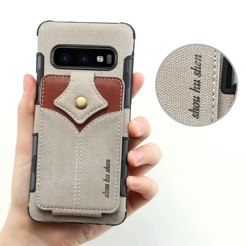 Роскошный чехол для Samsung Galaxy S10 Plus + S10E 5G с отделениями карт S8 Note 8 9 10 PLUS A50 |