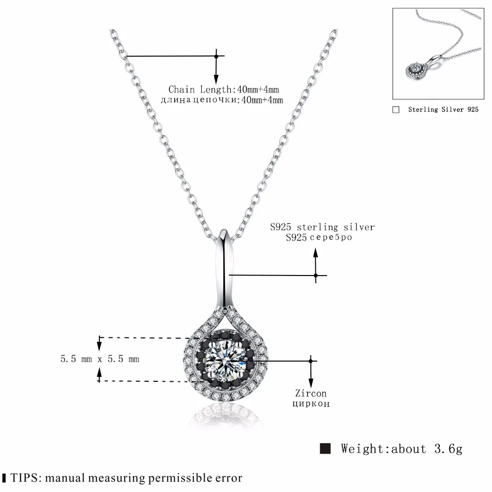Очаровательное серебряное ожерелье из стерлингового серебра 925 пробы изысканные