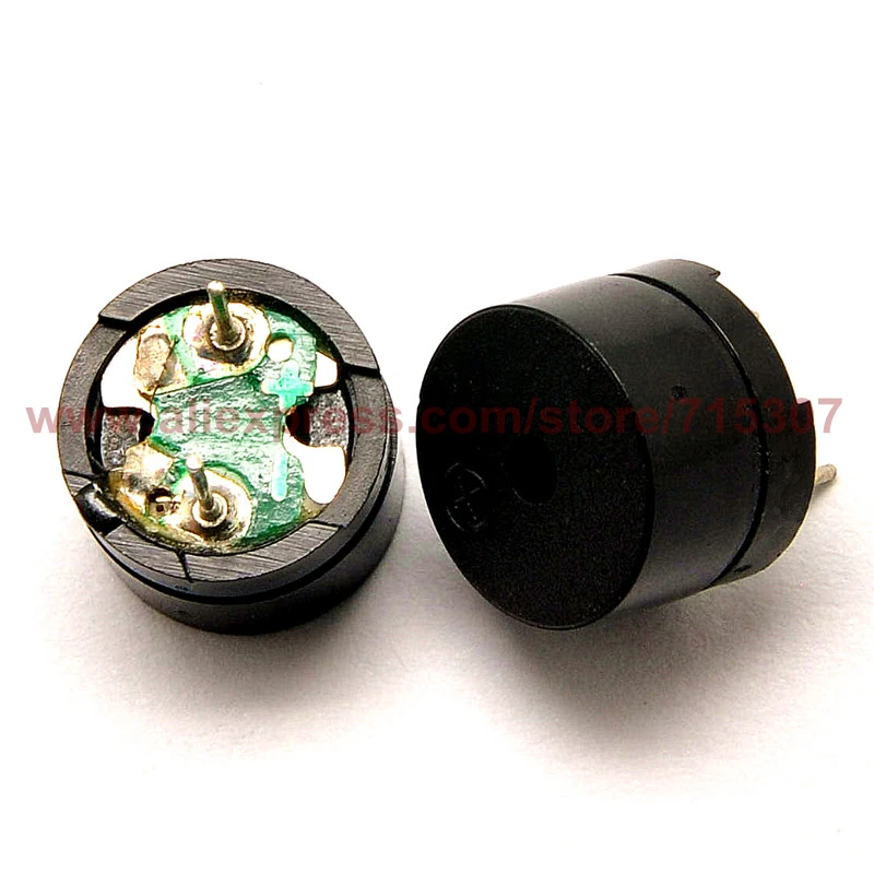 PHISCALE 100 шт. Универсальный пассивный зуммер Электромагнитный стиль 16 Ом AC/2 кГц 3В 5В