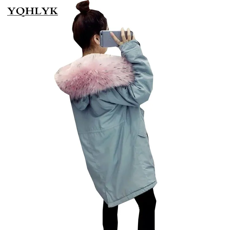 Для женщин Зимнее хлопковое пальто 2018 Мода с капюшоном толстые теплые женский