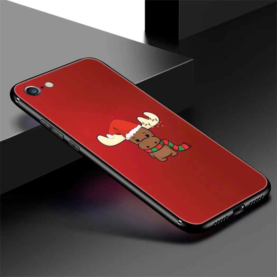 IYICAO Merry Christmas мягкий чехол для телефона iPhone XR X XS Max 6 S 7 8 Plus 5 5S SE |