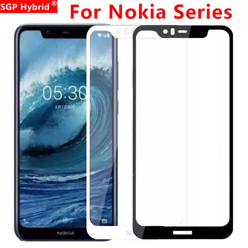 Защитное стекло для Nokia 2,1 3,1 5,1 6,1 Plus X5 X6 закаленное защитное стекло на X 5 6 5x 6x полное покрытие защитная пленка