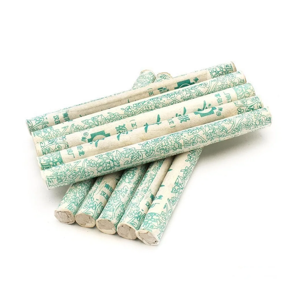10 Pure Moxa Stick Rolls - Traditional Chinese Massage Therapy For Antistress &amp Acupuncture |