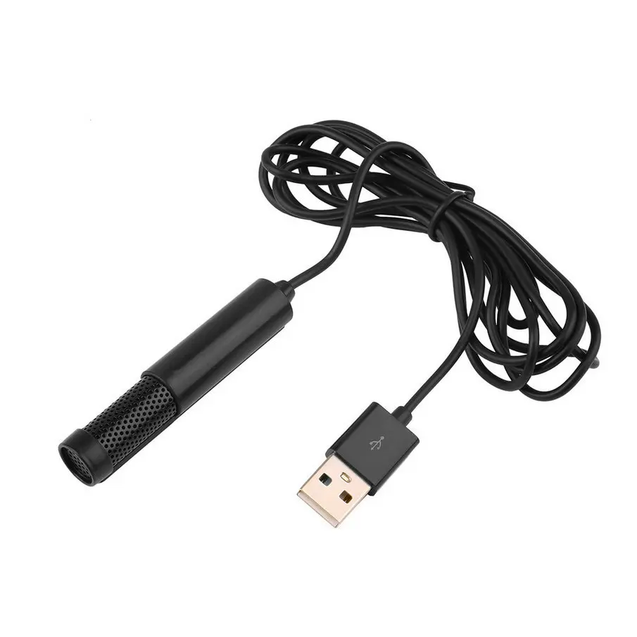 Мини проводной Конденсатор USB 3 5 емкость Студийный микрофон SF-555B черный для