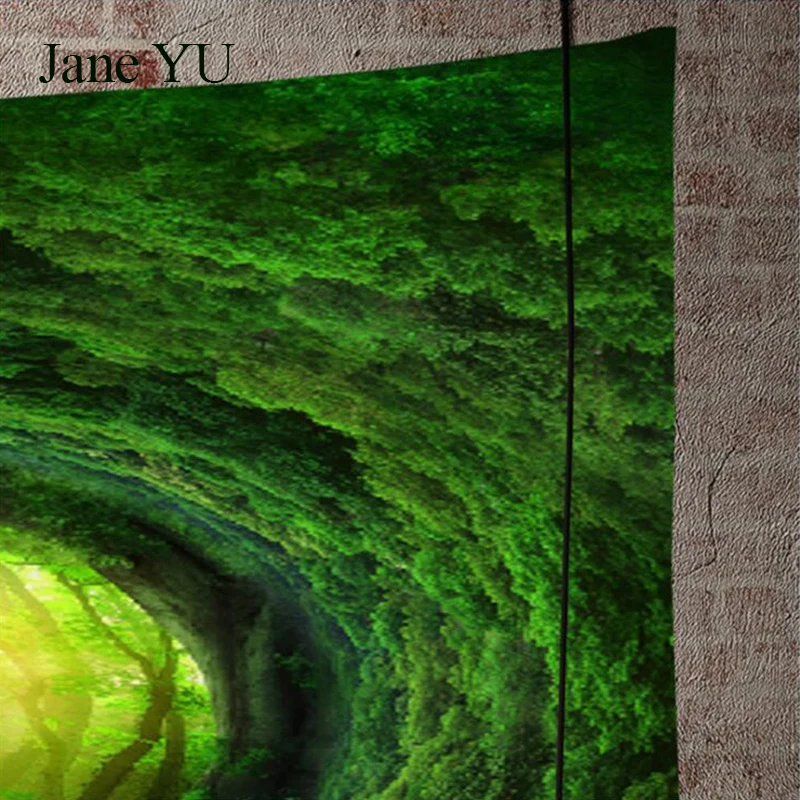 JaneYU Digital Printed Rainforest Tapestry Wall Blanket Beach Taper | Дом и сад