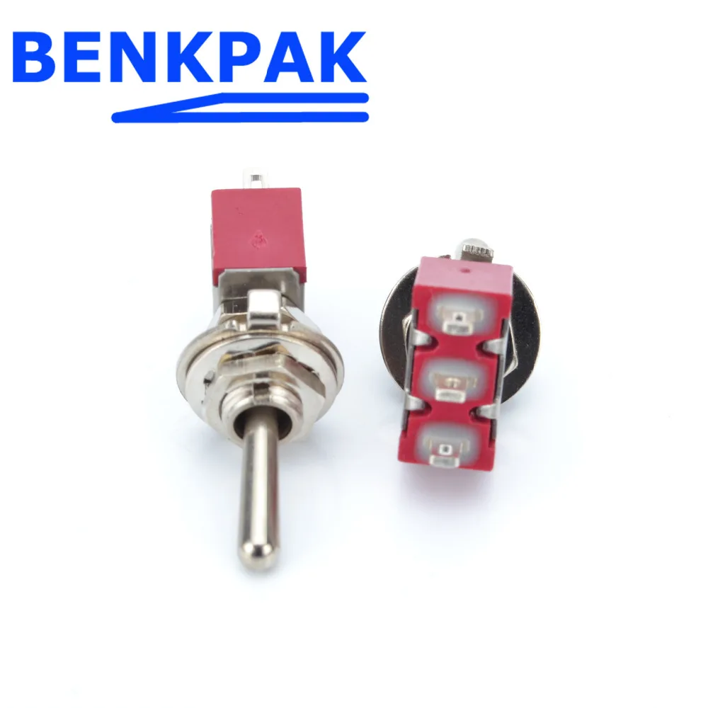 Игровой автомат переключатель 2 шт. 6 мм мини тумблер ВКЛ. ВЫКЛ. (вкл.) 3 положения