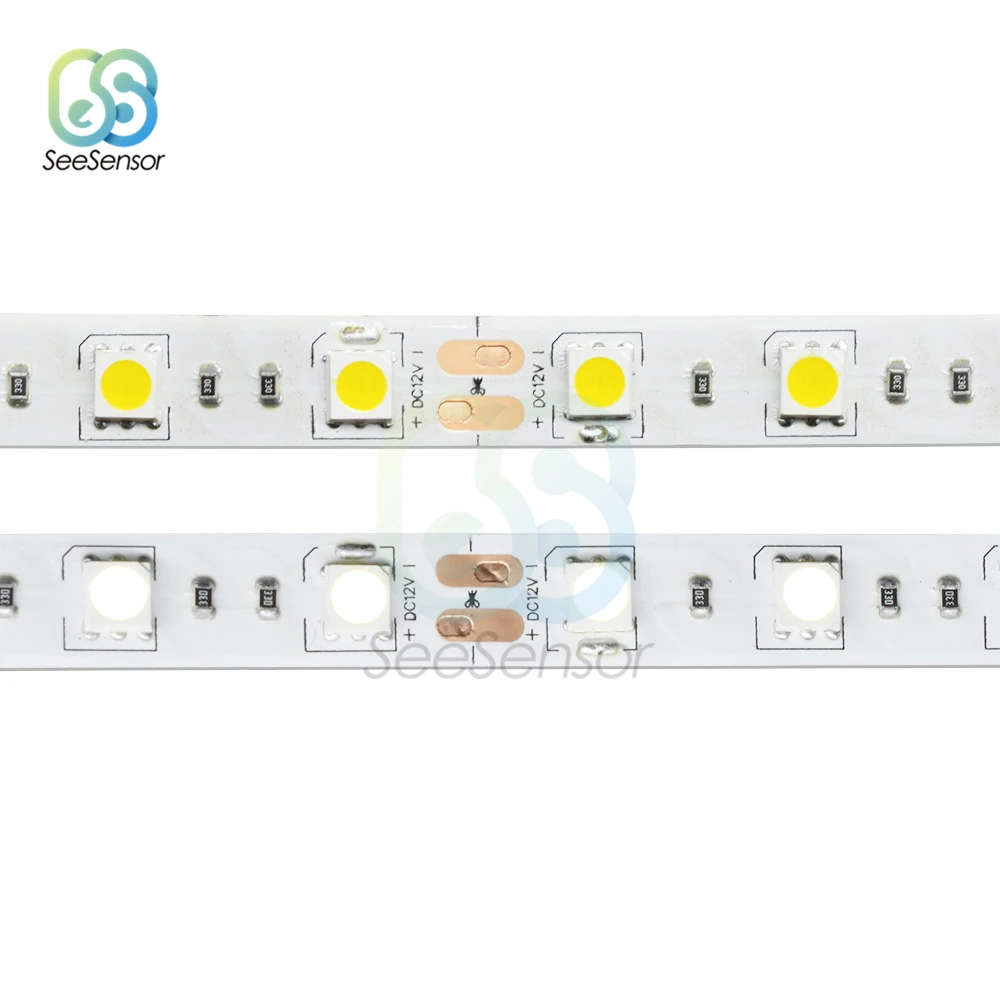 СВЕТОДИОДНАЯ лента SMD 5050 12 В 5 м не является водонепроницаемой светодиодов