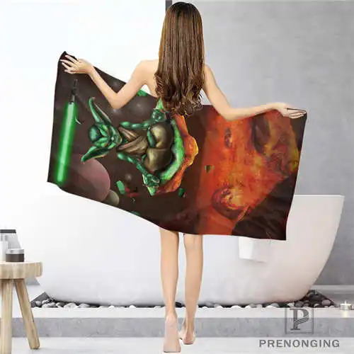 Face or Bath Towel На заказ_ yoda_star_wars(1) тряпка для ванной комнаты полотенце s полотенце для лица/банное полотенце для душа Размер s 33x74 см/72x143 см#18-12-17-06-288 - Цвет: Face or Bath Towel