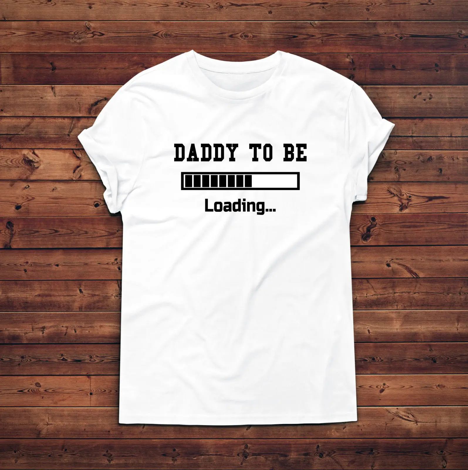 Папы чтобы быть футболка DAD To Be новая Hoosier Daddy объявление беременности удобная