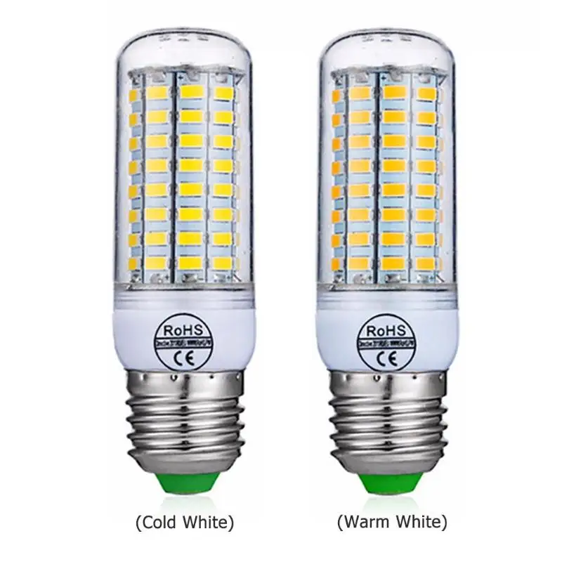 Новая E27 72LED лампа 5 Вт 110-220 В SMD 5730 кукурузная люстра свечи светодиодный лампы