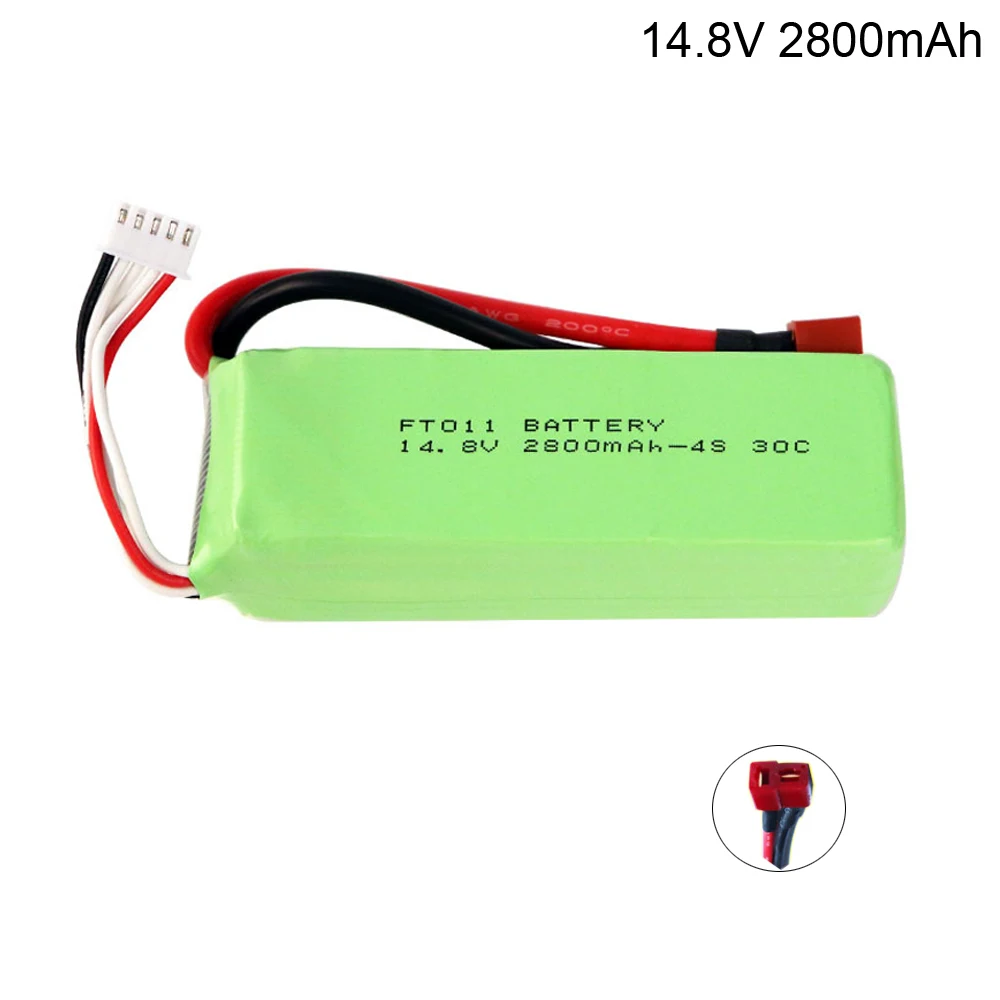 Lipo аккумулятор для FT010 FT011 14 8 в 2800 мАч батарея радиоуправляемой лодки вертолета