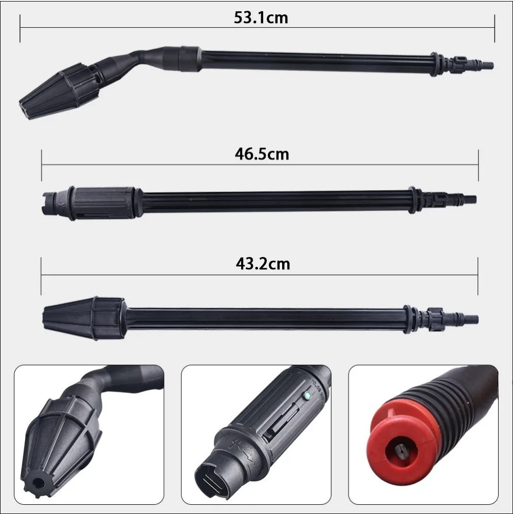 USEU160bar M14 пистолет-распылитель высокого давления, регулируемый водяной пистолет, пенная насадка для чемпиона/молотка, мойка высокого давления